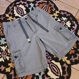 🔥🔥2010s Aeropostale Men's Gray Cargo Shorts🔥🔥Size 34
